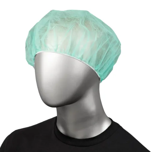 (1000/Case) AmbiShield 24" Green Bouffant Cap