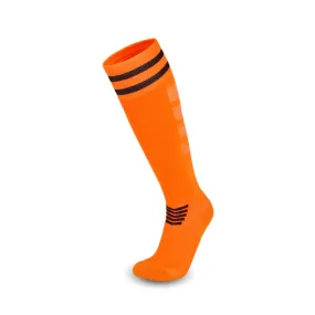 3 Pack Mens Cushioned Football Socks Orange