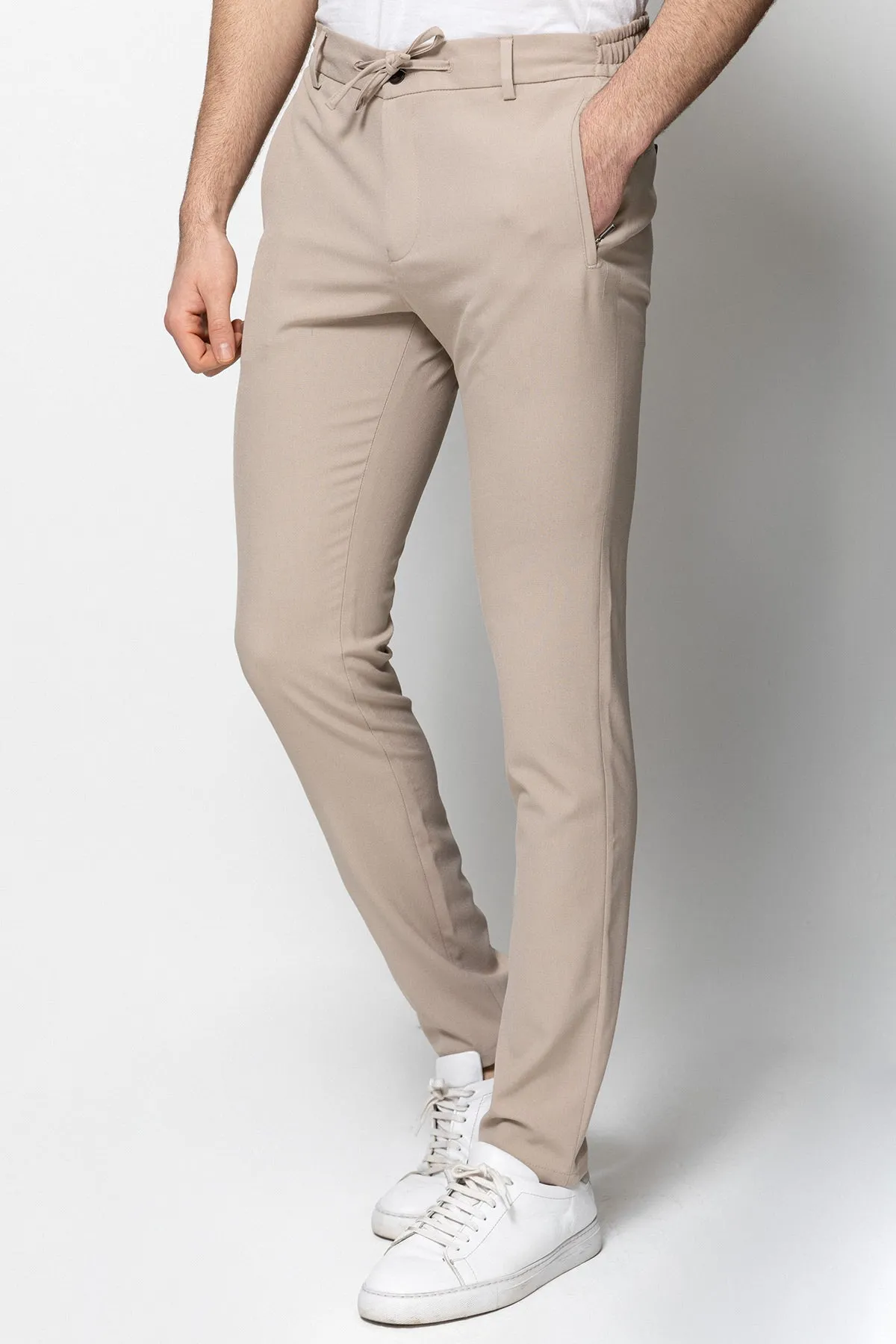 38054 Pants: Beige