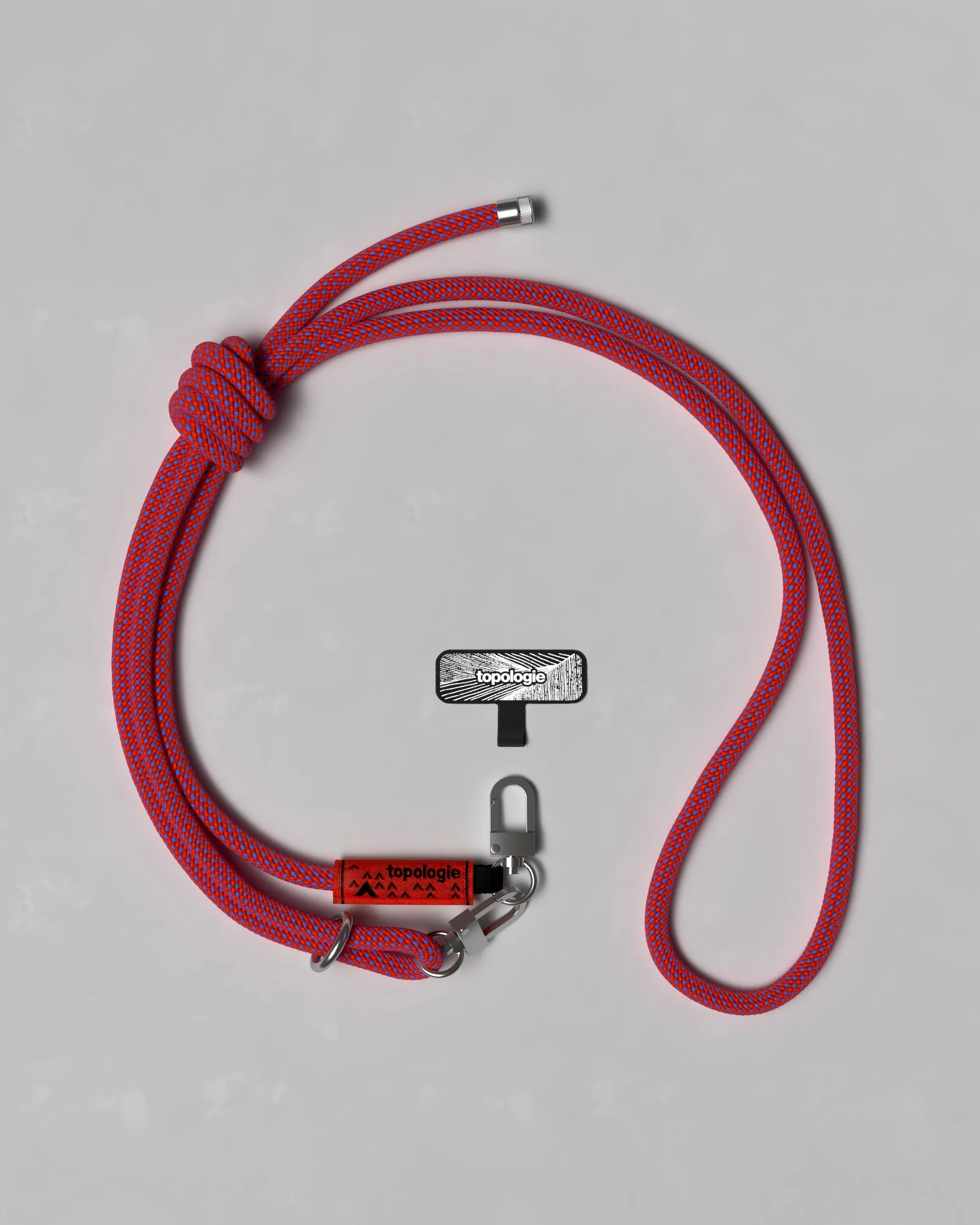 8.0mm Rope / Red Blue Lattice   Phone Strap Adapter