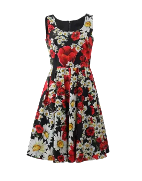 A-Line Floral Dress