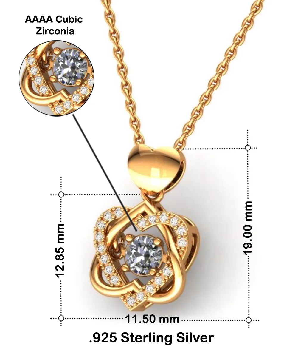 Acute Care Nurse Wife Heart Knot Gold Necklace No One Should Underestimate A Woman Who Is Also An Acute Care Nurse