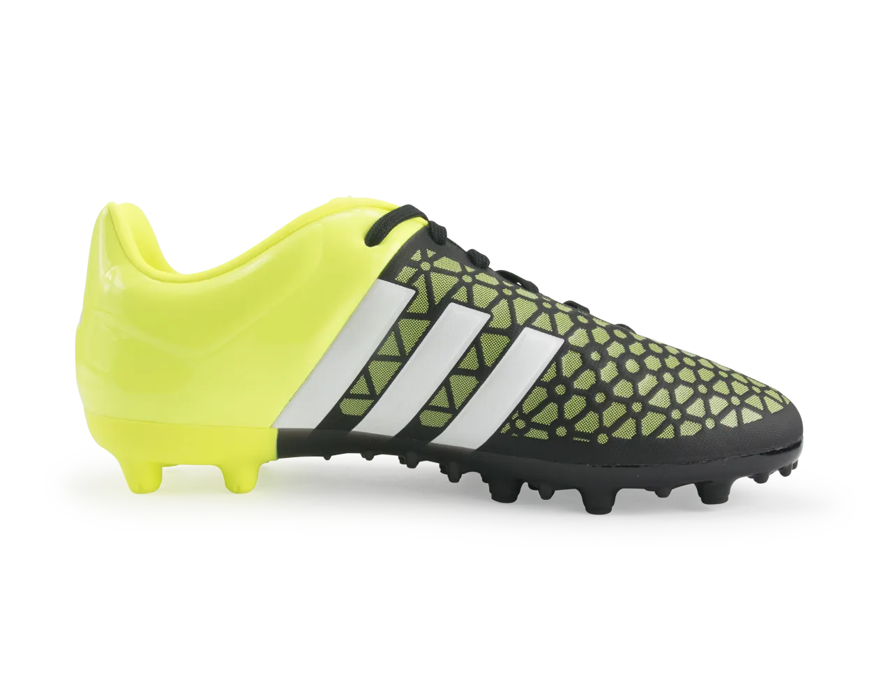 adidas Kids ACE 15.3 FG/AG Black/Night Metallic/Solar Yellow