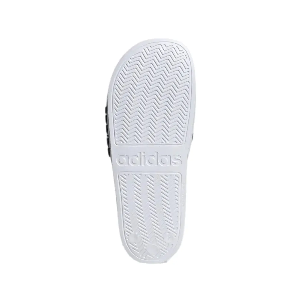 Adidas Men's Adilette Shower Slide (Cloud White/Core Black/Cloud White)