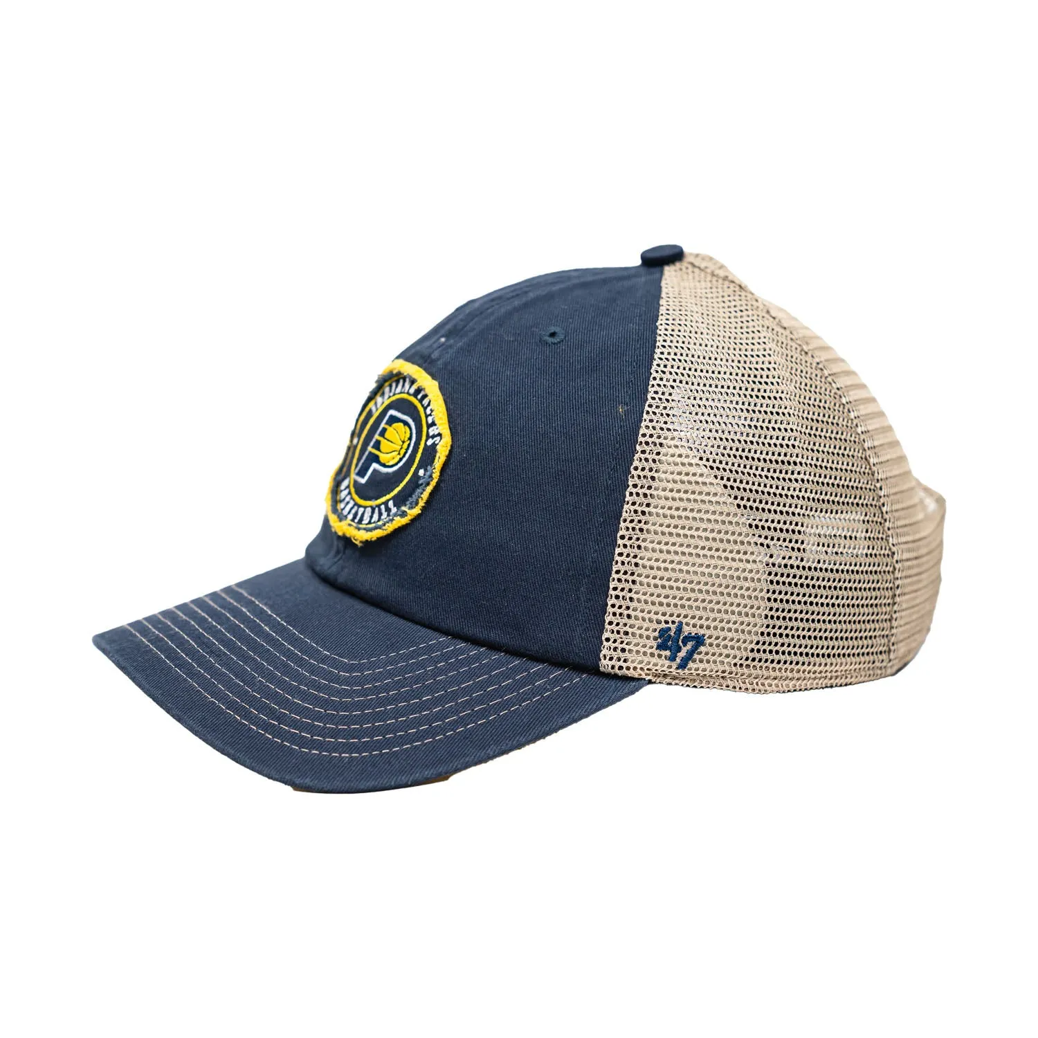 Adult Indiana Pacers Garland Clean Up Hat in Navy by 47