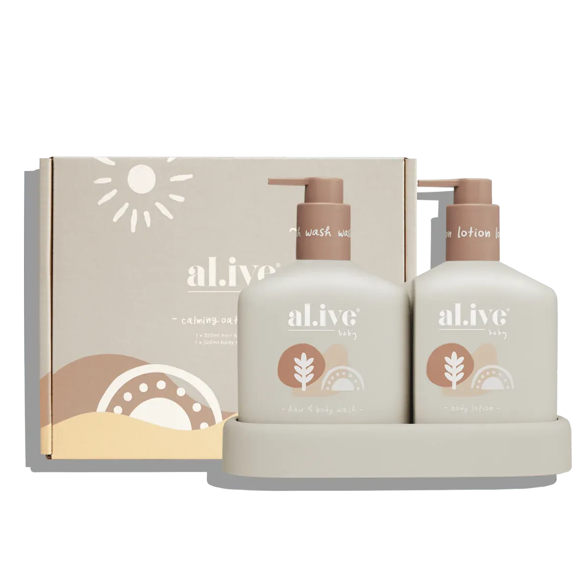 Al.ive Baby Hair & Body Duo - Calming Oatmeal