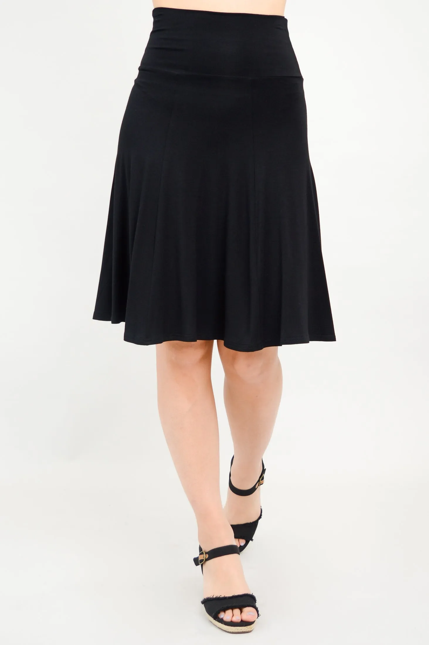 Aly Skirt, Black, Bamboo