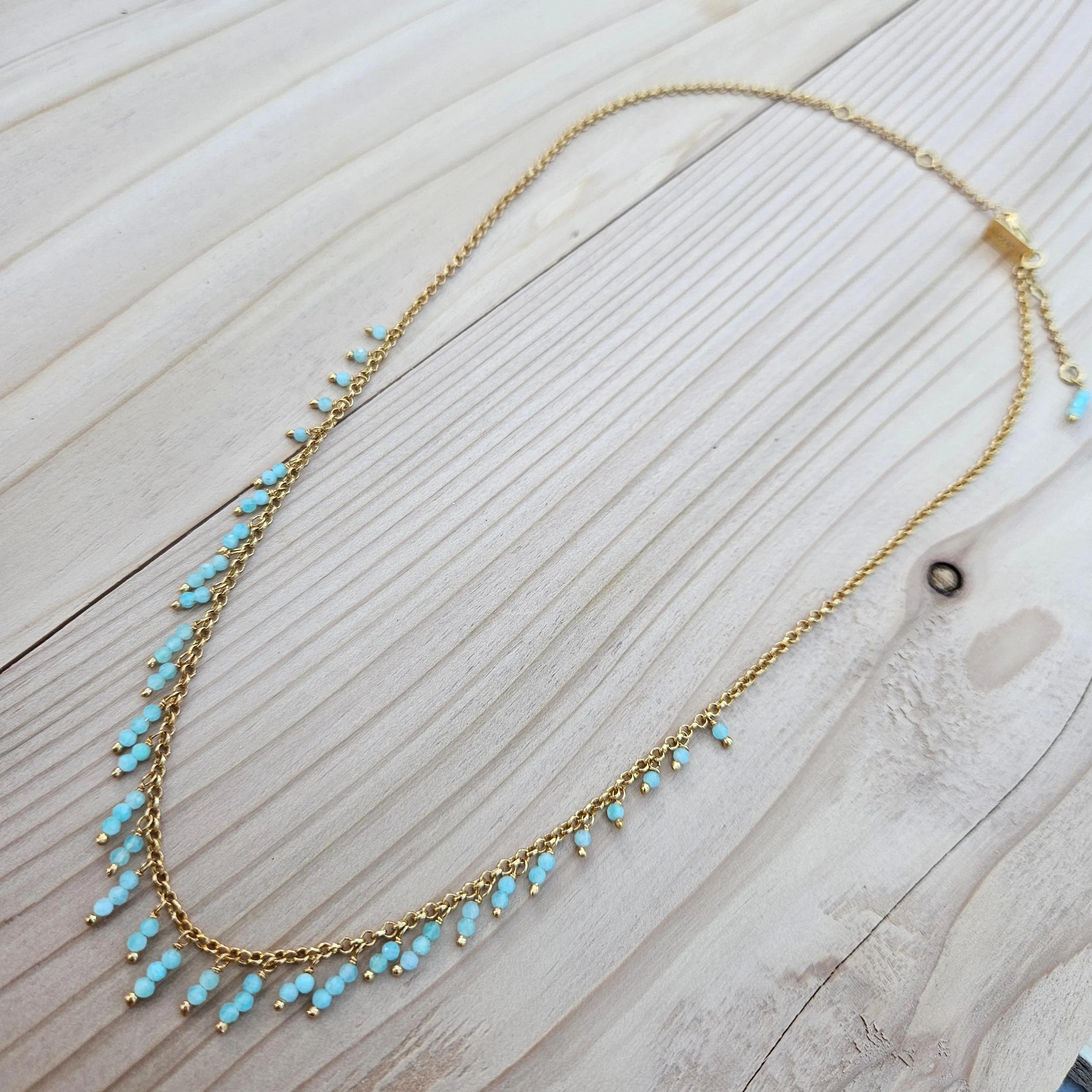 Amazonite Beach Bum Choker