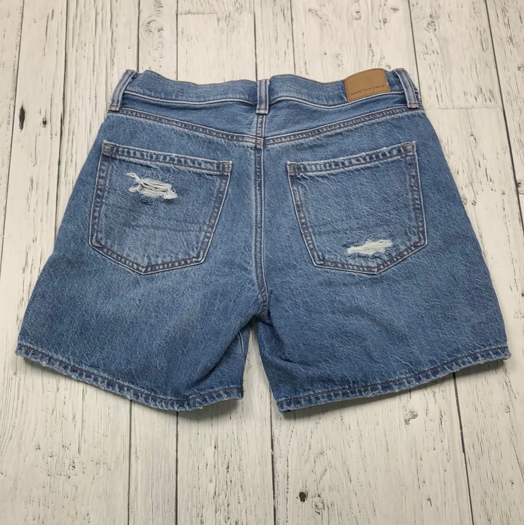 American eagle distressed blue jean shorts - Hers S/4