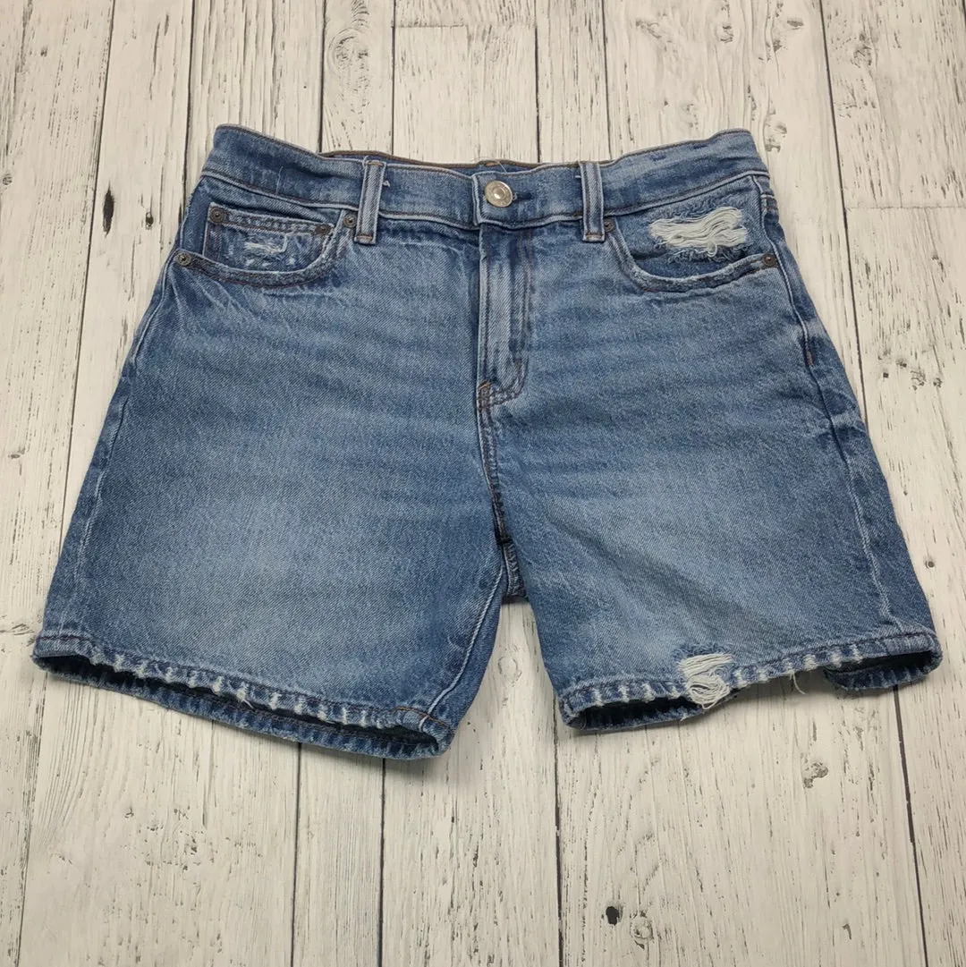 American eagle distressed blue jean shorts - Hers S/4