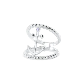 Anchor Double Rope Ring