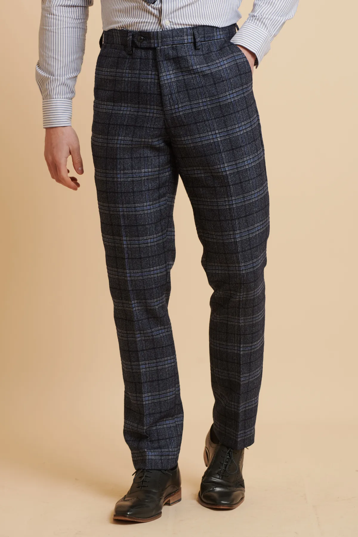 ANDY - Blue Check Two Piece Suit