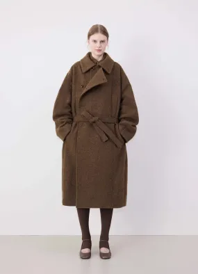 ASYMMETRICAL BATHROBE COAT