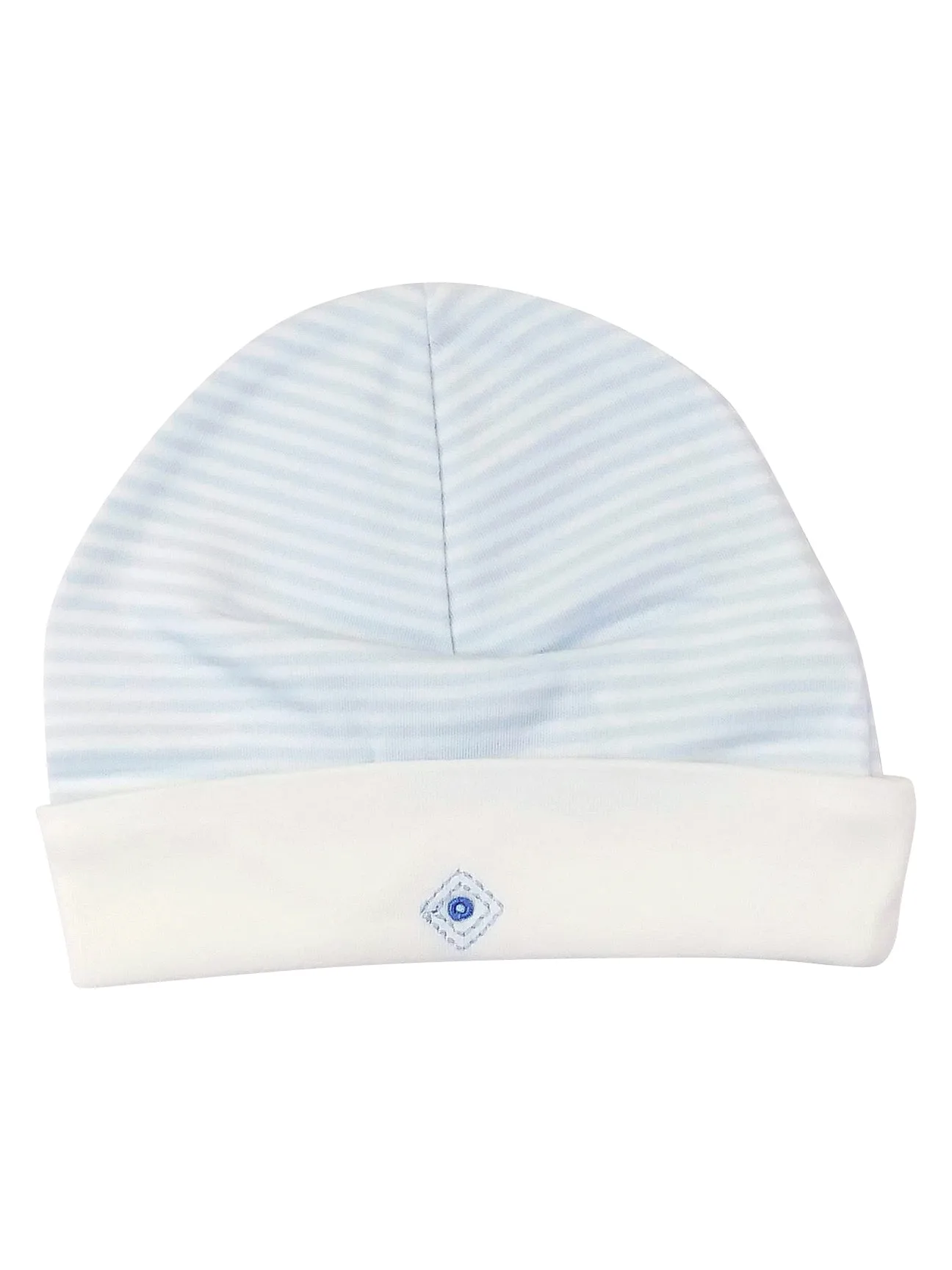 Baby Boy's animal parade Blue Stripe Hat