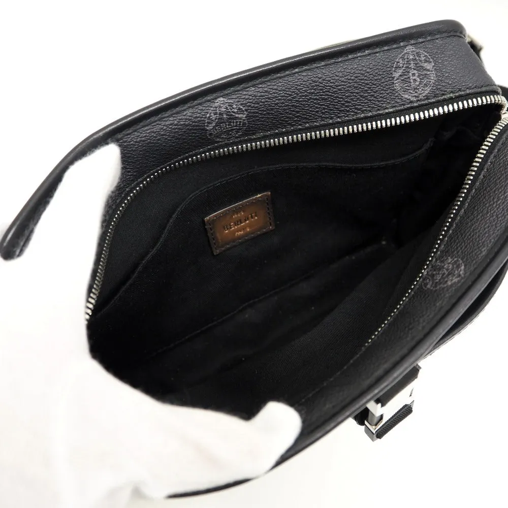 Berluti Shoulder Bag Leather, PVC black mens Used Authentic