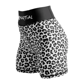 Black Leopard Women's BJJ/MMA Compression Shorts