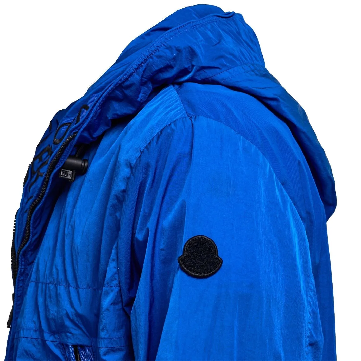 Blue 'Scie' Ghost Badge Nylon Jacket