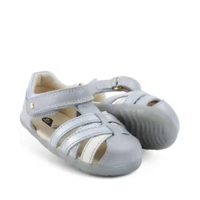 Bobux Step Up Toddlers Cross Jump Sandal Silver Pearl 731102