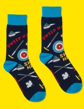 Canadian Curling Rocks Socks