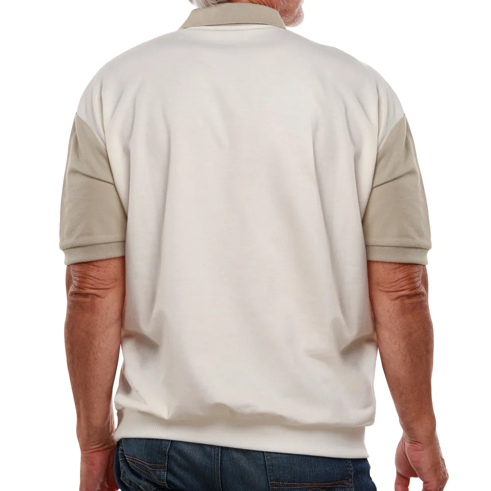 Classics by Palmland Short Sleeve Polo Shirt - 6190-326 Taupe