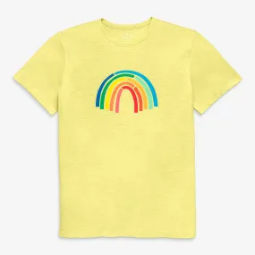 Clearance Fit 2 grown-ups sunrise rainbow tee