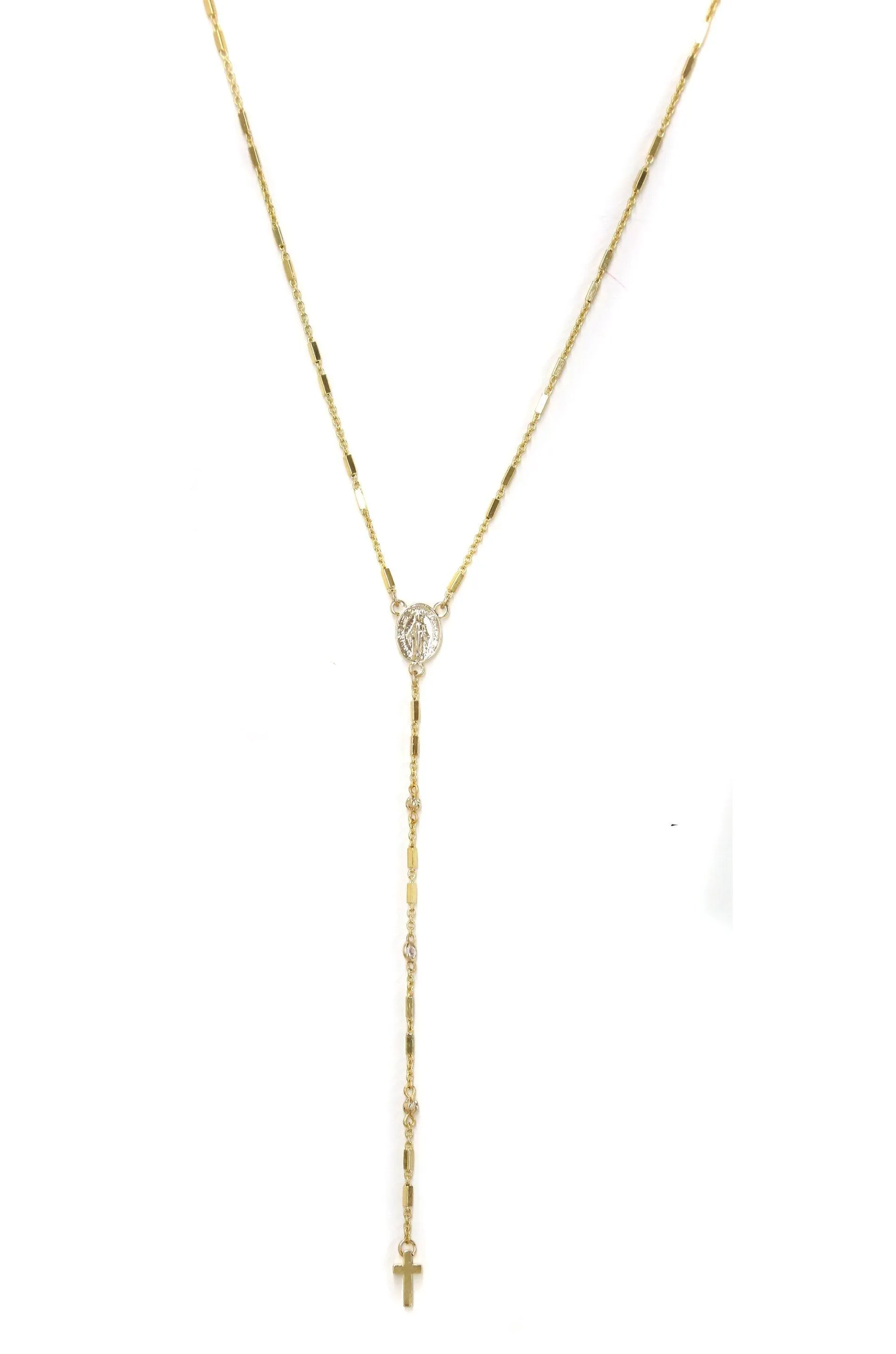 Cross Necklace - 18k Gold Plated