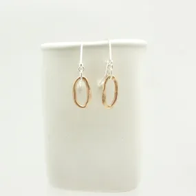 Curve Collection:  Bronze Curve Earrings