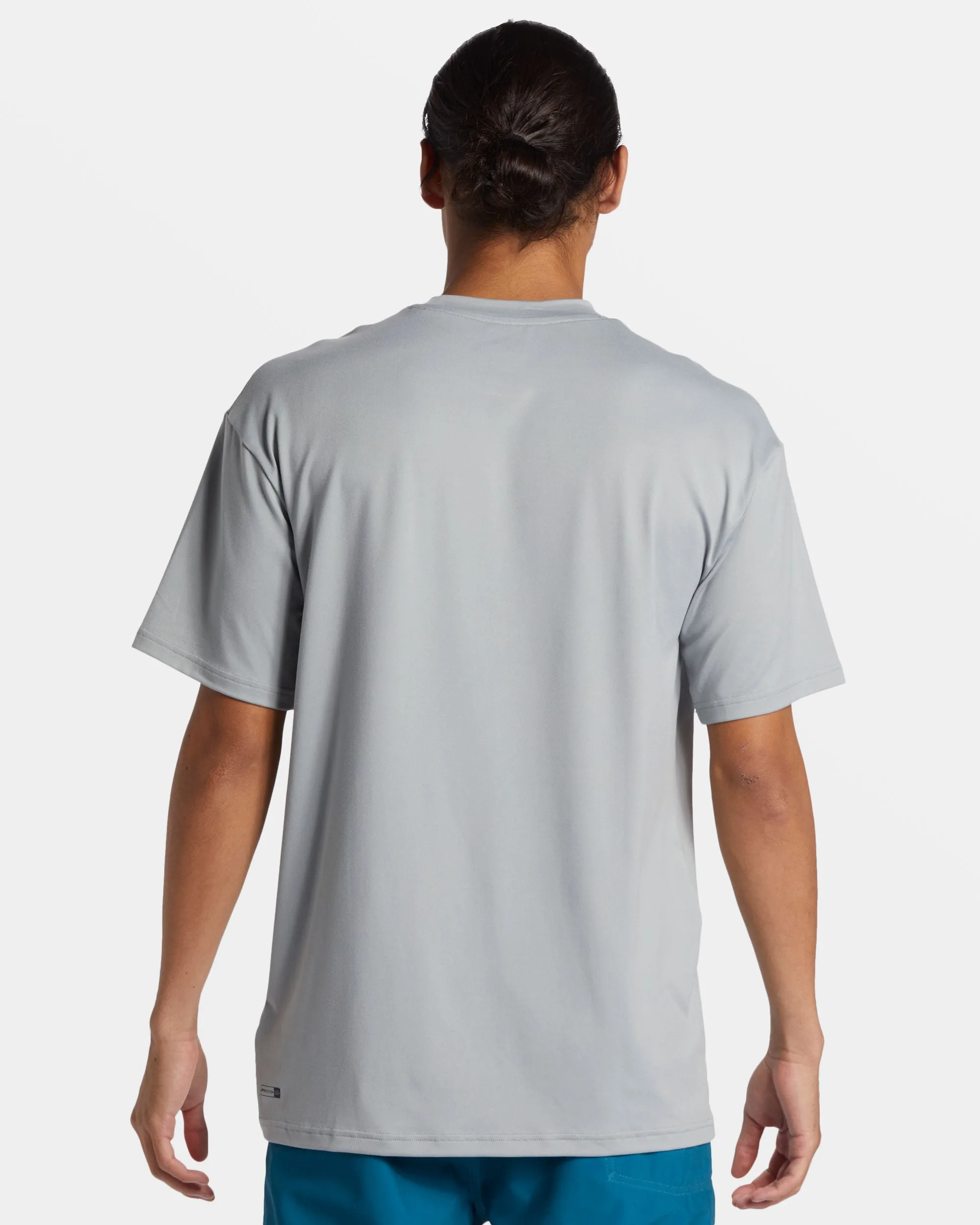 DNA Bubble Logo Short Sleeve Surf Tee - Quarry