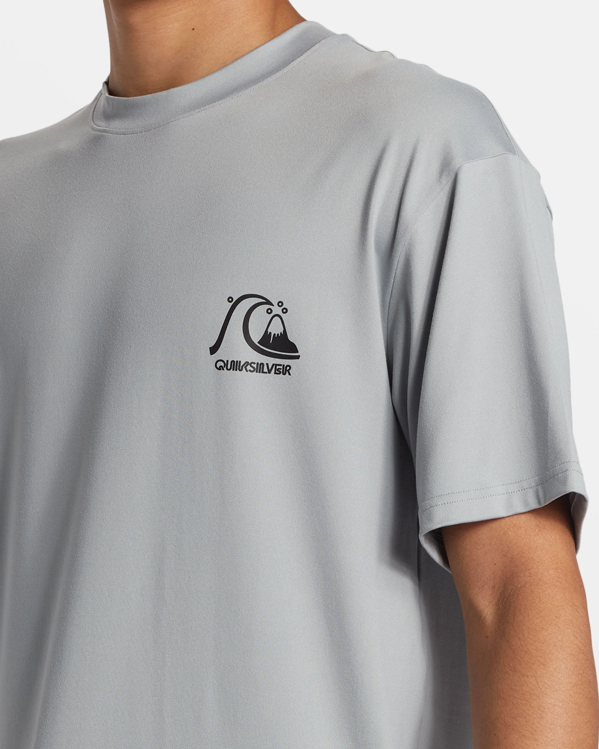 DNA Bubble Logo Short Sleeve Surf Tee - Quarry