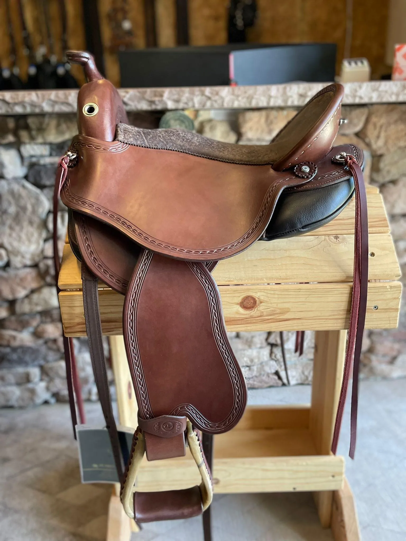 DP Saddlery Quantum Short & Light Western 5843