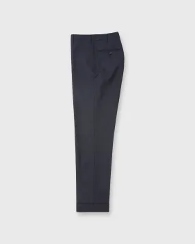 Dress Trouser in Navy High-Twist