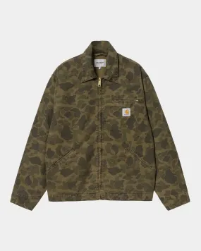 Duck Camo Detroit Jacket | Green / Office Green (garment dyed)