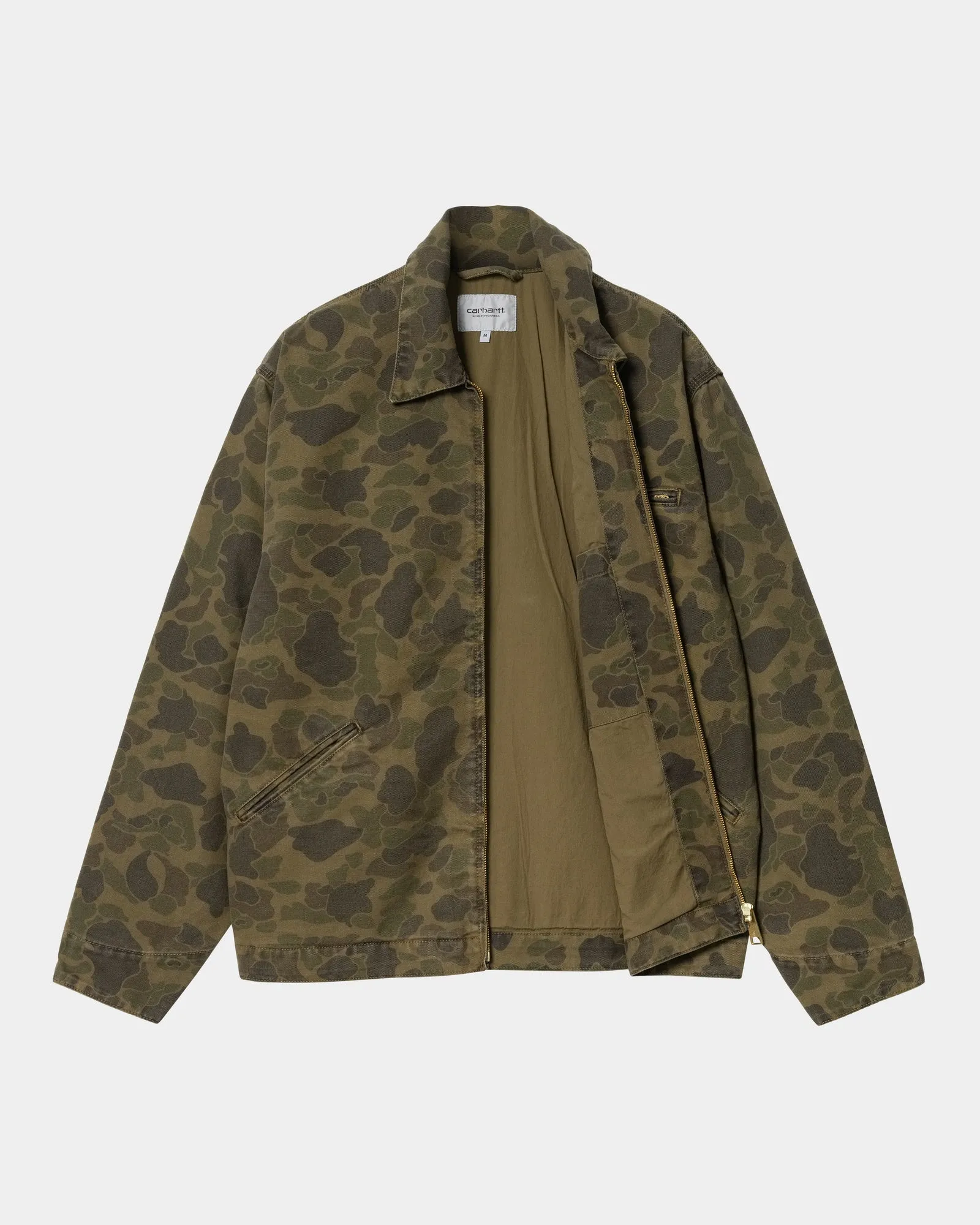 Duck Camo Detroit Jacket | Green / Office Green (garment dyed)