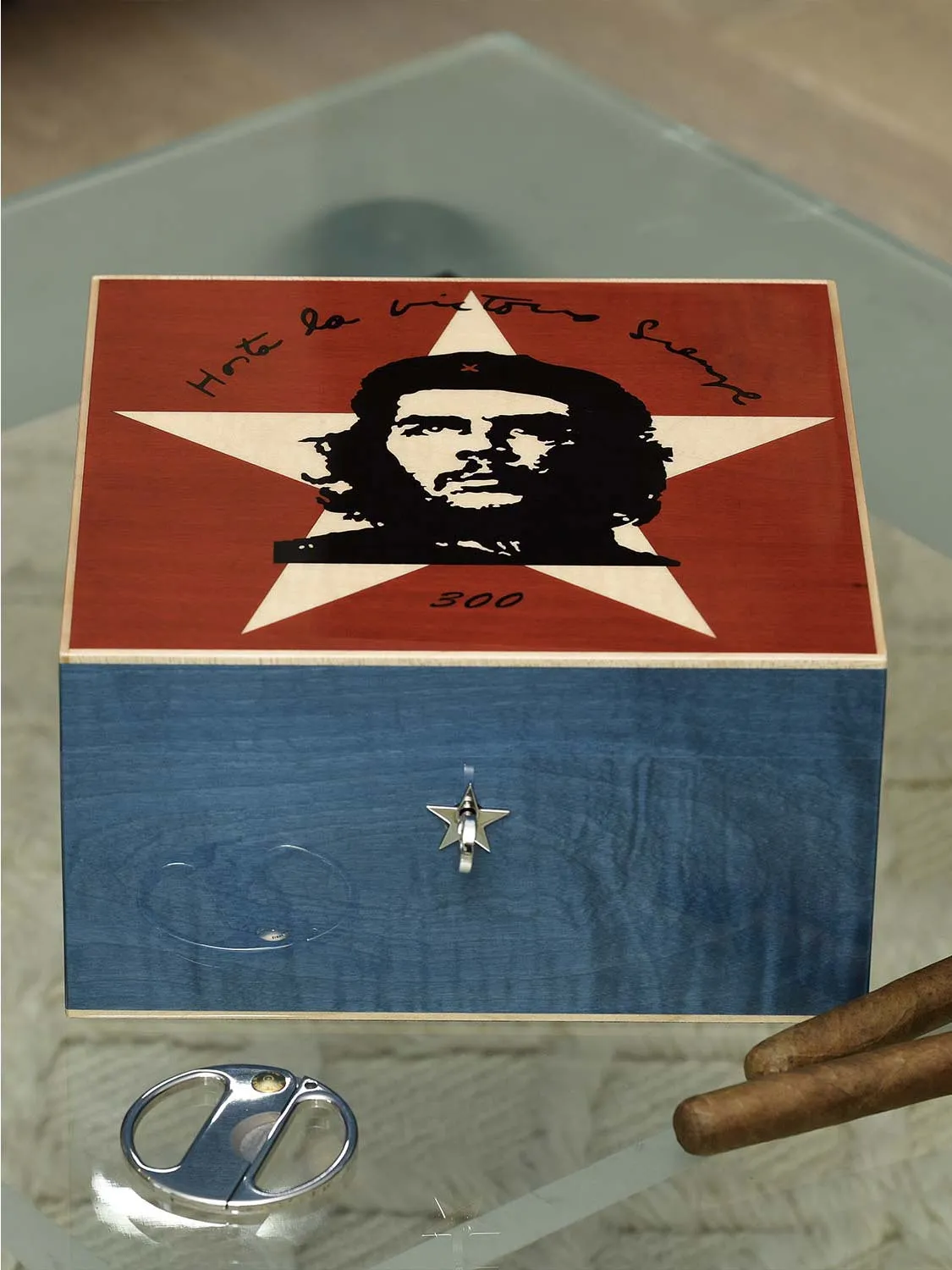 Elie Bleu Che Star Cigar Humidor