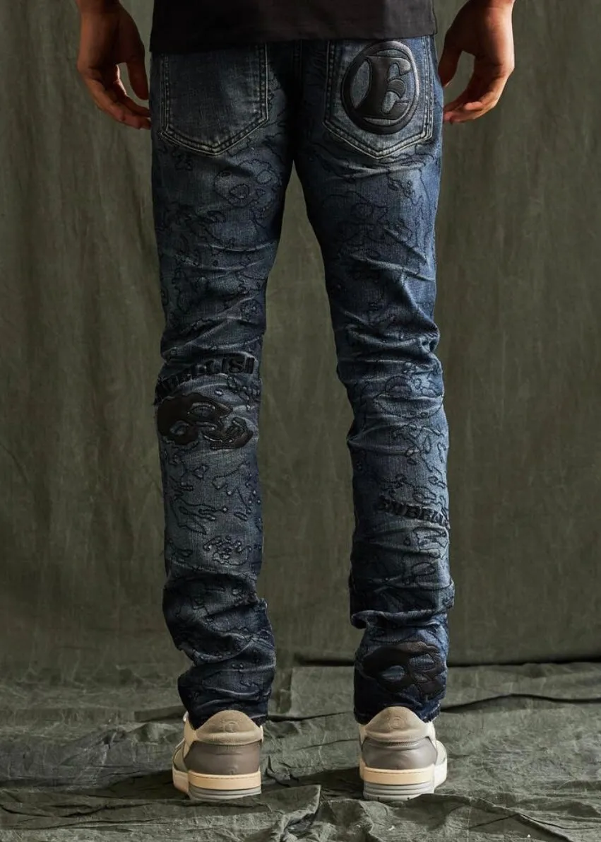 Embellish NYC Bazan Dark Blue Jeans (024)