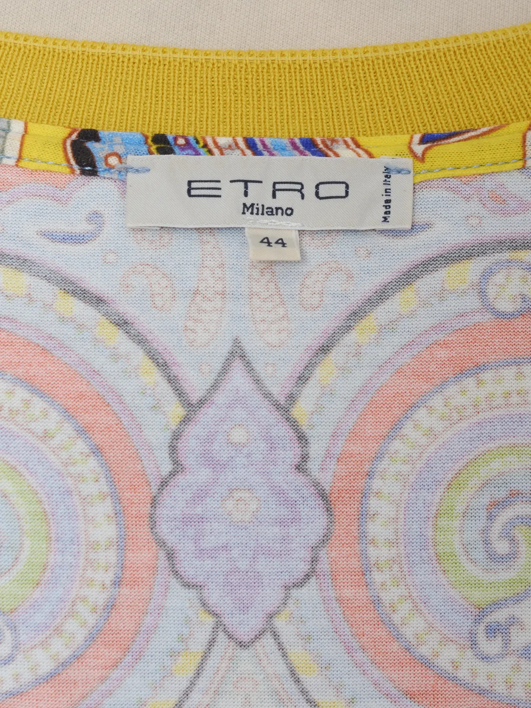 Etro T-shirt in multicolor cotton