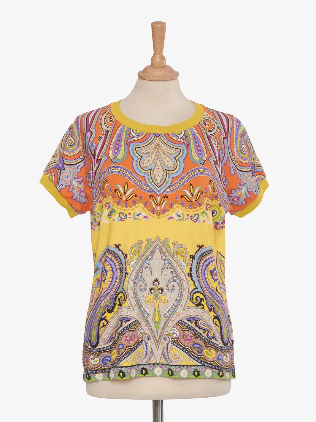 Etro T-shirt in multicolor cotton