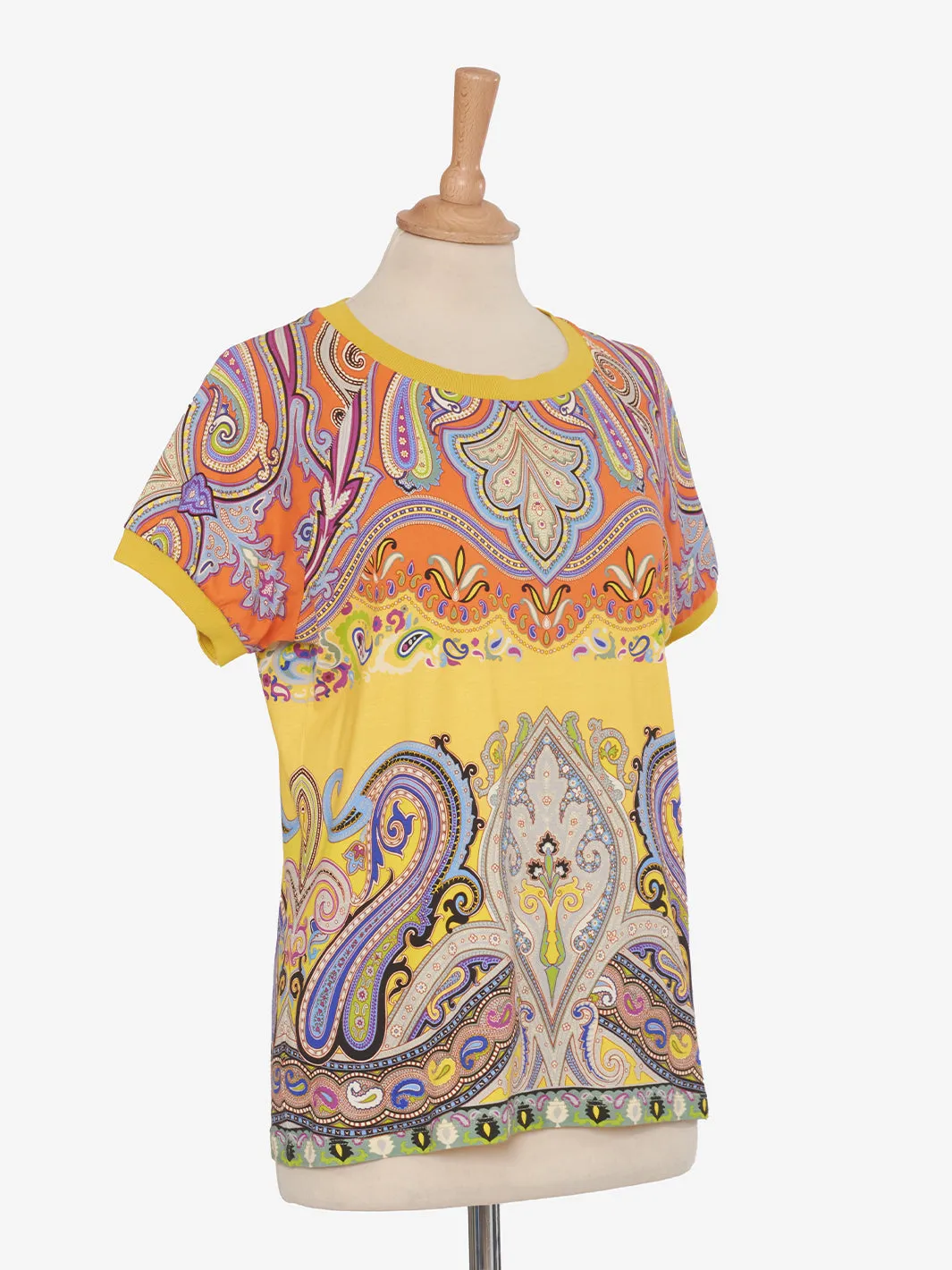 Etro T-shirt in multicolor cotton