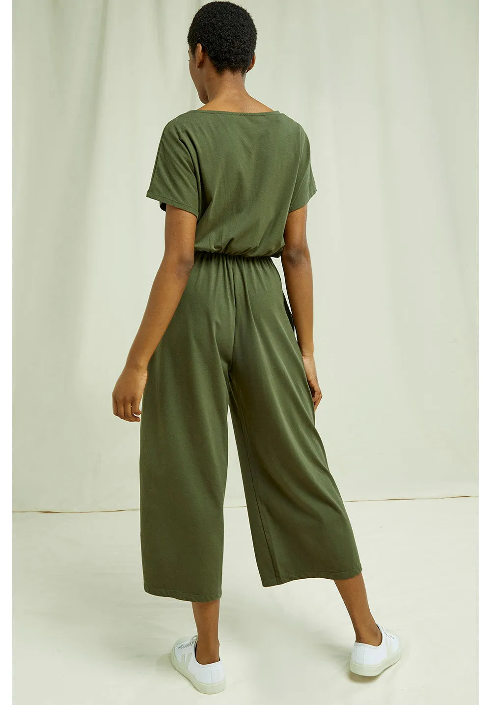 Evelyn Jumpsuit in Khaki