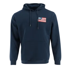 Ford Trucks F-150 Flag Men's Hooded Pullover Sweatshirt