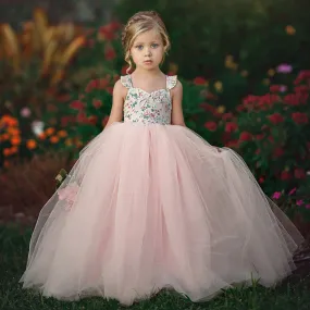 Girls Long Tulle Dress - ONLY 2 LEFT !!!