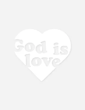 God is Love Vinyl Decal