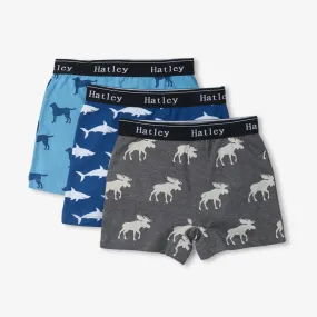 Hatley Boxer Briefs 3pk - Silhouette Animals