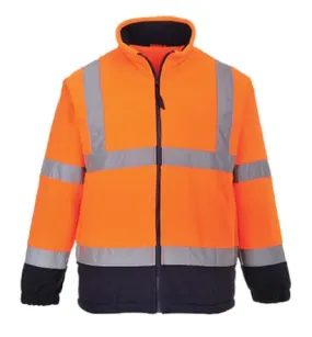 Hi Vis Fleece Class 3, 2 Tone Fleece Jacket RIS 3279 Portwest F301