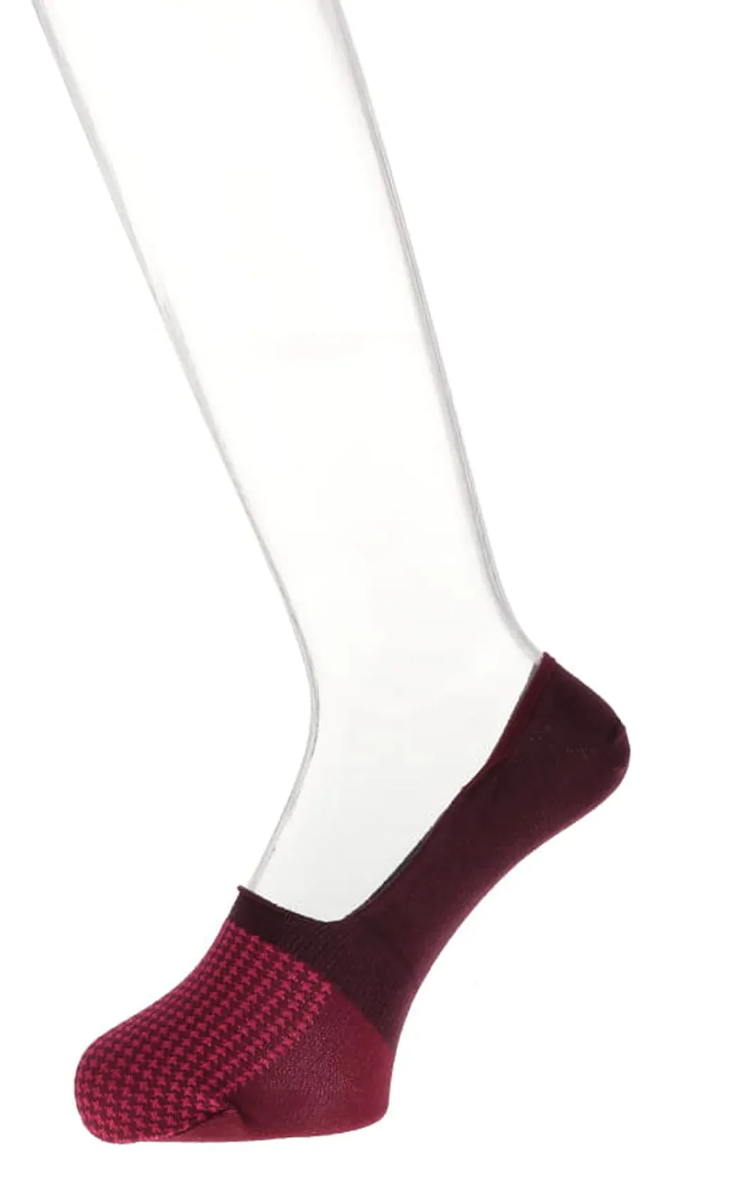 Hound's Tooth Italian Cotton Liner Socks