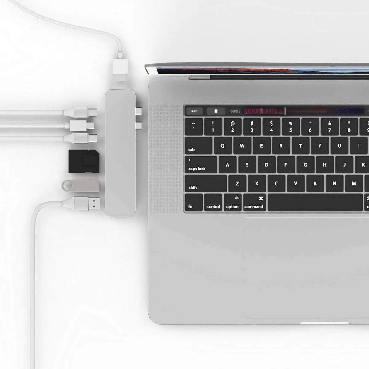 HyperDrive PRO 8-in-2 USB-C Hub - Silver