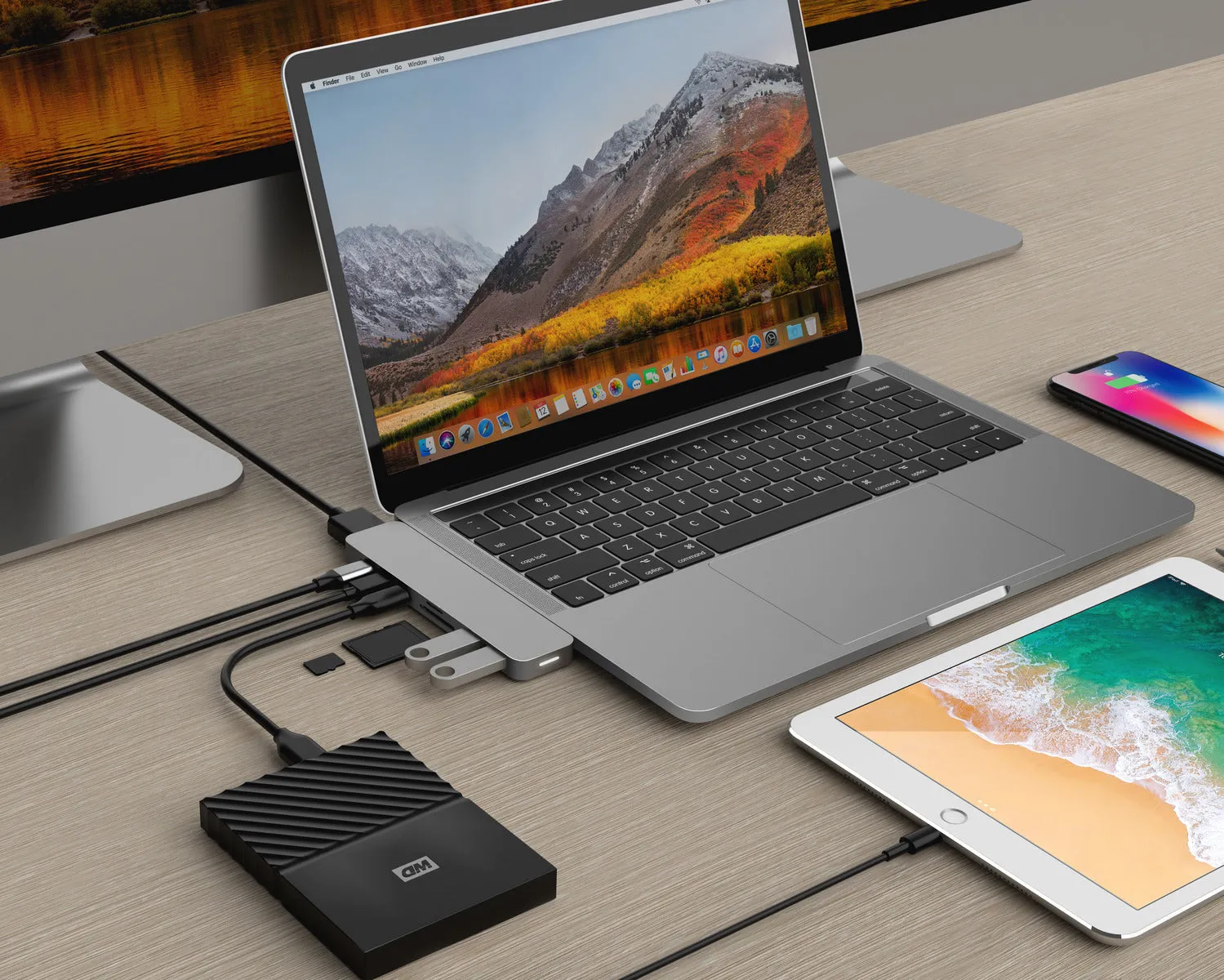 HyperDrive PRO 8-in-2 USB-C Hub - Silver