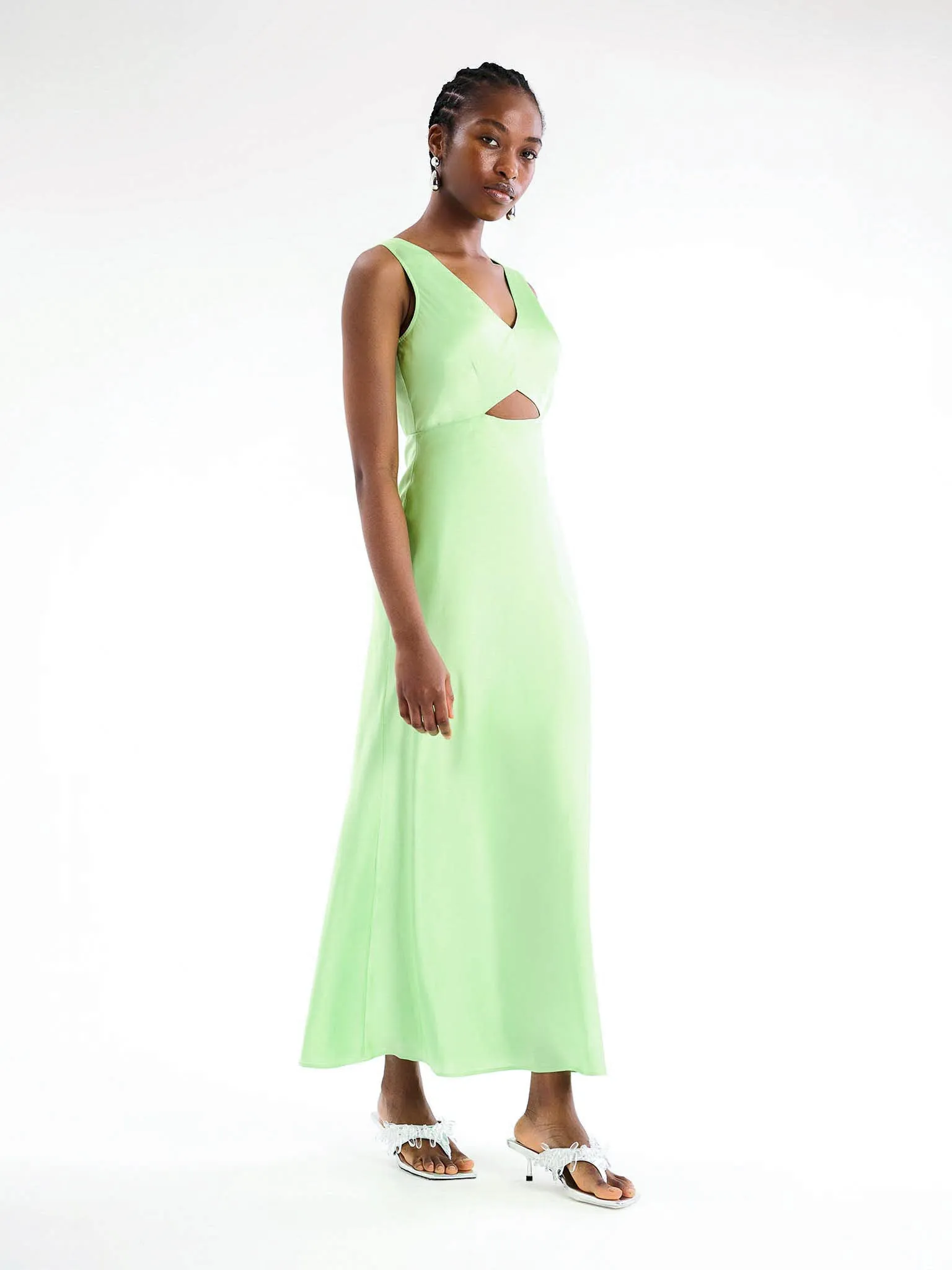 Ivida Dress in Pistachio