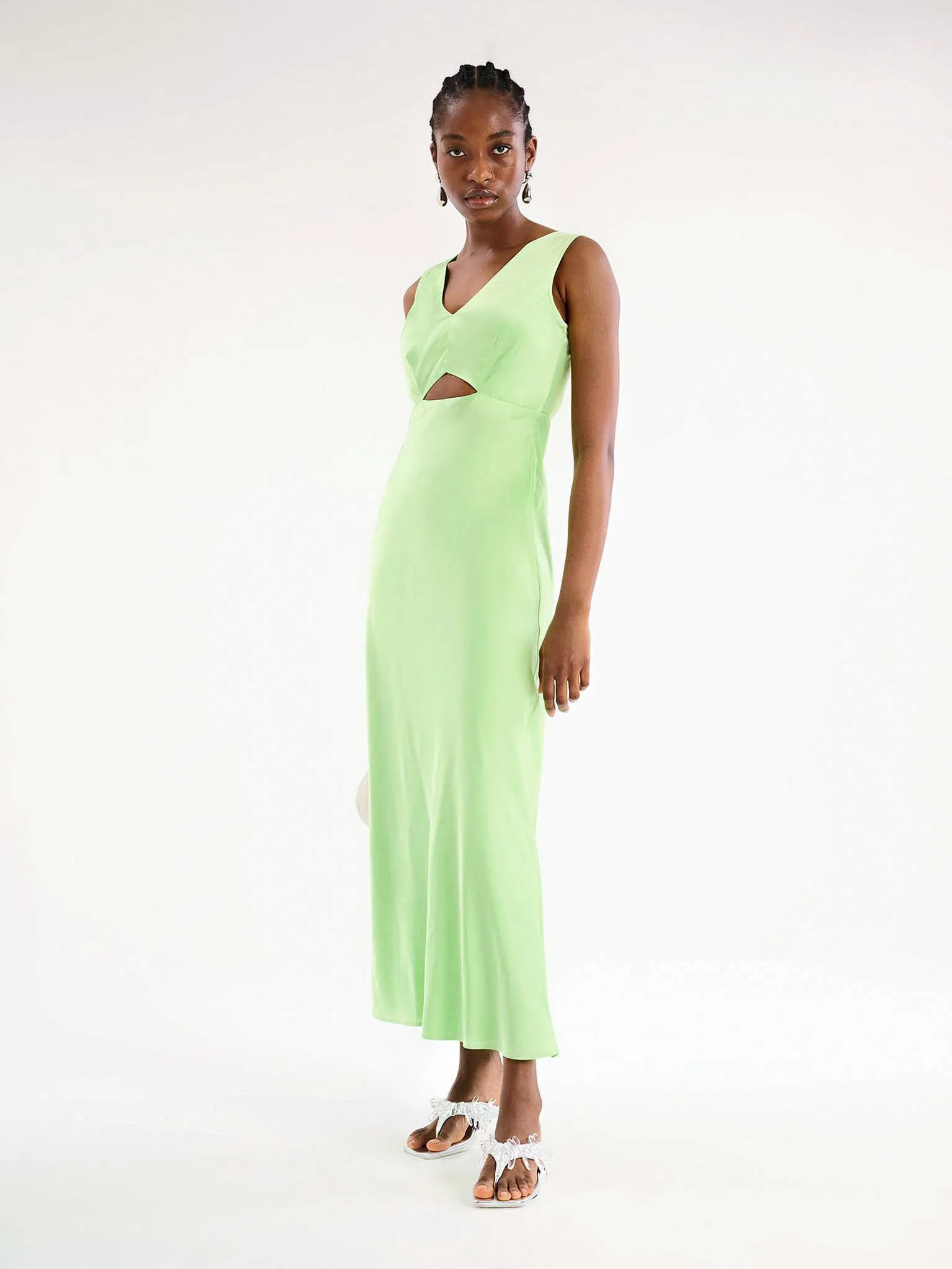 Ivida Dress in Pistachio