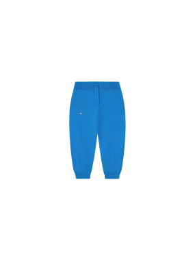 Kids' Recycled Cashmere Track Pants—cerulean blue